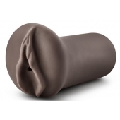 Коричневый мастубратор-вагина Nicole s Kitty - Blush Novelties - в Новочебоксарске купить с доставкой