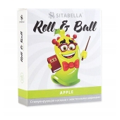 Стимулирующий презерватив-насадка Roll   Ball Apple - Sitabella - купить с доставкой в Новочебоксарске