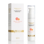 Универсальный массажный гель-смазка Allover Delicious Massage Gel с ароматом персика и аброкоса - 50 мл. - YESforLOV - купить с доставкой в Новочебоксарске