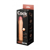 Телесная насадка-удлинитель из неоскин - 19,5 см. - LOVETOY (А-Полимер) - в Новочебоксарске купить с доставкой