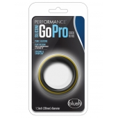 Черно-желтое силиконовое эрекционное кольцо Silicone Go Pro Cock Ring - Blush Novelties - в Новочебоксарске купить с доставкой