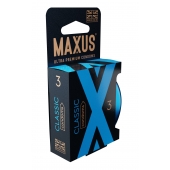 Классические презервативы в железном кейсе MAXUS Classic - 3 шт. - Maxus - купить с доставкой в Новочебоксарске