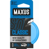 Классические презервативы в железном кейсе MAXUS Classic - 3 шт. - Maxus - купить с доставкой в Новочебоксарске