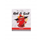 Стимулирующий презерватив-насадка Roll   Ball Cherry - Sitabella - купить с доставкой в Новочебоксарске
