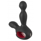 Черный вибромассажер простаты с нагревом и ротацией Prostate Plug - 14,5 см. - Orion - в Новочебоксарске купить с доставкой