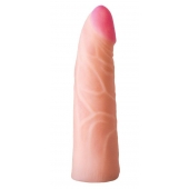 Фаллическая насадка на трусики харнесс - 17,5 см. - LOVETOY (А-Полимер) - купить с доставкой в Новочебоксарске