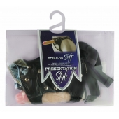 Черный пояс-трусики с двумя насадками Soft-Dolli - 16,5 и 10,5 см. - LOVETOY (А-Полимер) - купить с доставкой в Новочебоксарске