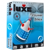 Презерватив LUXE Maxima  Глубинная бомба  - 1 шт. - Luxe - купить с доставкой в Новочебоксарске