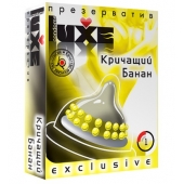 Презерватив LUXE  Exclusive  Кричащий банан  - 1 шт. - Luxe - купить с доставкой в Новочебоксарске