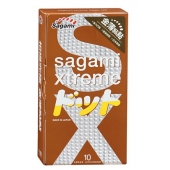 Презервативы Sagami Xtreme FEEL UP с точечной текстурой и линиями прилегания - 10 шт. - Sagami - купить с доставкой в Новочебоксарске