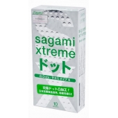 Презервативы Sagami Xtreme Type-E с точками - 10 шт. - Sagami - купить с доставкой в Новочебоксарске