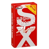 Утолщенные презервативы Sagami Xtreme Feel Long с точками - 10 шт. - Sagami - купить с доставкой в Новочебоксарске