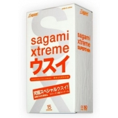 Ультратонкие презервативы Sagami Xtreme SUPERTHIN - 15 шт. - Sagami - купить с доставкой в Новочебоксарске