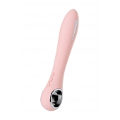 Розовый силиконовый вибратор с электростимуляцией GALVANI VIBE - 21 см. - ToyFa - купить с доставкой в Новочебоксарске