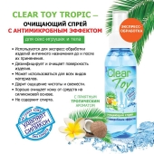 Очищающий спрей для игрушек CLEAR TOY Tropic - 100 мл. - Биоритм - купить с доставкой в Новочебоксарске