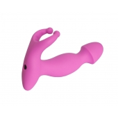 Розовый стимулятор простаты с усиками - 15 см. - 4sexdreaM - в Новочебоксарске купить с доставкой