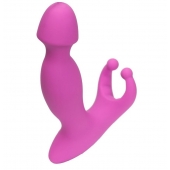 Розовый стимулятор простаты с усиками - 15 см. - 4sexdreaM - в Новочебоксарске купить с доставкой