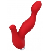 Красный силиконовый вибростимулятор простаты Proman - 12,5 см. - ToyFa - в Новочебоксарске купить с доставкой