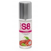 Смазка на водной основе S8 Flavored Lube со вкусом вишни - 125 мл. - Stimul8 - купить с доставкой в Новочебоксарске