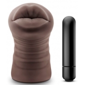Коричневый мастурбатор-ротик Renee - Blush Novelties - в Новочебоксарске купить с доставкой