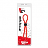 Красное эрекционное лассо с одной бусинкой-утяжкой STRETCHY THICK LASSO - Dream Toys - в Новочебоксарске купить с доставкой