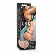 Телесный мастурбатор-ротик Angie - Blush Novelties - в Новочебоксарске купить с доставкой