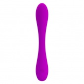 Лиловый гнущийся водонепроницаемый вибратор Yedda - 17 см. - Baile