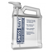 Канистра лубриканта Swiss Navy Water Based Lube на водной основе - 3,8 л. - Swiss navy - купить с доставкой в Новочебоксарске
