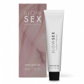Лубрикант на водной основе Slow Sex Anal Play Gel - 30 мл. - Bijoux Indiscrets - купить с доставкой в Новочебоксарске