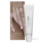 Гель для мастурбации с ароматом кокоса Slow Sex Finger Play Gel - 30 мл. - Bijoux Indiscrets - купить с доставкой в Новочебоксарске