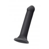 Черный фаллос на присоске Silicone Bendable Dildo XL - 20 см. - Strap-on-me - купить с доставкой в Новочебоксарске