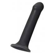 Черный фаллос на присоске Silicone Bendable Dildo XL - 20 см. - Strap-on-me - купить с доставкой в Новочебоксарске