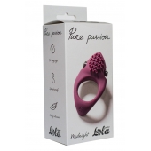 Бордовое эрекционное виброкольцо Pure Passion Midnight - Lola Games - в Новочебоксарске купить с доставкой