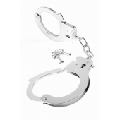 Металлические серебристые наручники Designer Metal Handcuffs - Pipedream - купить с доставкой в Новочебоксарске