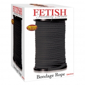 Черная веревка для связывания Bondage Rope - 60,9 м. - Pipedream - купить с доставкой в Новочебоксарске