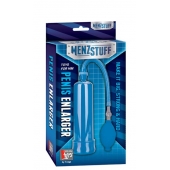 Синяя вакуумная помпа MENZSTUFF PENIS ENLARGER - Dream Toys - в Новочебоксарске купить с доставкой