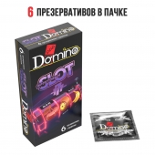 Ароматизированные презервативы DOMINO  Фруктовый слот  - 6 шт. - Domino - купить с доставкой в Новочебоксарске