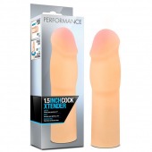 Телесная насадка-удлинитель на пенис PERFORMANCE 1.5INCH COCK XTENDER - 16 см. - Blush Novelties - в Новочебоксарске купить с доставкой