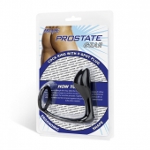 Стимулятор простаты с фиксацией эрекционным кольцом Prostate Gear - BlueLine - в Новочебоксарске купить с доставкой