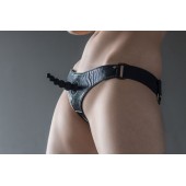 Черные трусики Better с анальной насадкой - 8 см. - Lola Games - купить с доставкой в Новочебоксарске