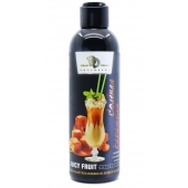 Интимный гель-смазка JUICY FRUIT с ароматом солёной карамели - 200 мл. - БиоМед - купить с доставкой в Новочебоксарске