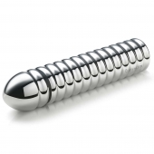 Рельефный фаллос для интенсивного электросекса Groovey George - 20 см. - MyStim - купить с доставкой в Новочебоксарске