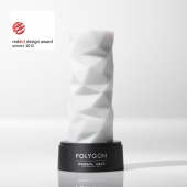 Белый 3D мастурбатор POLYGON - Tenga - в Новочебоксарске купить с доставкой