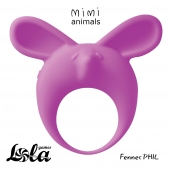 Фиолетовое эрекционное кольцо Fennec Phil - Lola Games - в Новочебоксарске купить с доставкой