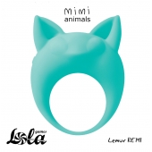Зеленое эрекционное кольцо Lemur Remi - Lola Games - в Новочебоксарске купить с доставкой