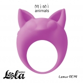 Фиолетовое эрекционное кольцо Lemur Remi - Lola Games - в Новочебоксарске купить с доставкой