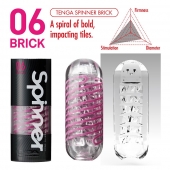 Мастурбатор SPINNER Brick - Tenga - в Новочебоксарске купить с доставкой