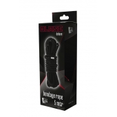 Черная веревка для шибари DELUXE BONDAGE ROPE - 5 м. - Dream Toys - купить с доставкой в Новочебоксарске