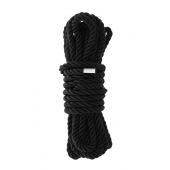 Черная веревка для шибари DELUXE BONDAGE ROPE - 5 м. - Dream Toys - купить с доставкой в Новочебоксарске