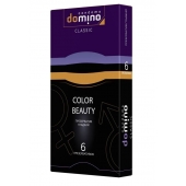 Разноцветные презервативы DOMINO Colour Beauty - 6 шт. - Domino - купить с доставкой в Новочебоксарске